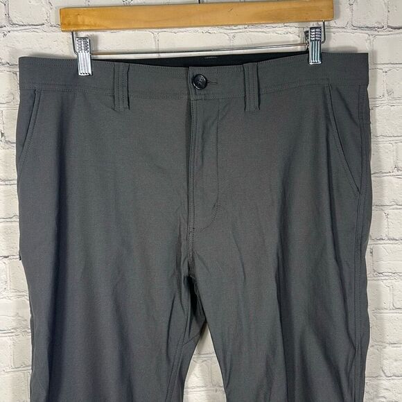 Prana Mens Gray Slim Fit Breathe Nylon Pants size 36x30 Style M41213004 - Picture 2 of 8